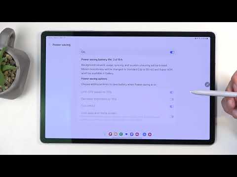Samsung Galaxy Tab S10 Plus 5G - How to Enable Power Saving Mode? | Activate Battery Saver