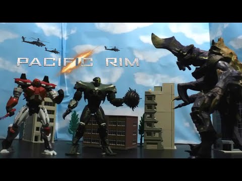 Guardian Bravo & Titan Redeemer vs Hardship (Pacific Rim) Stop Motion