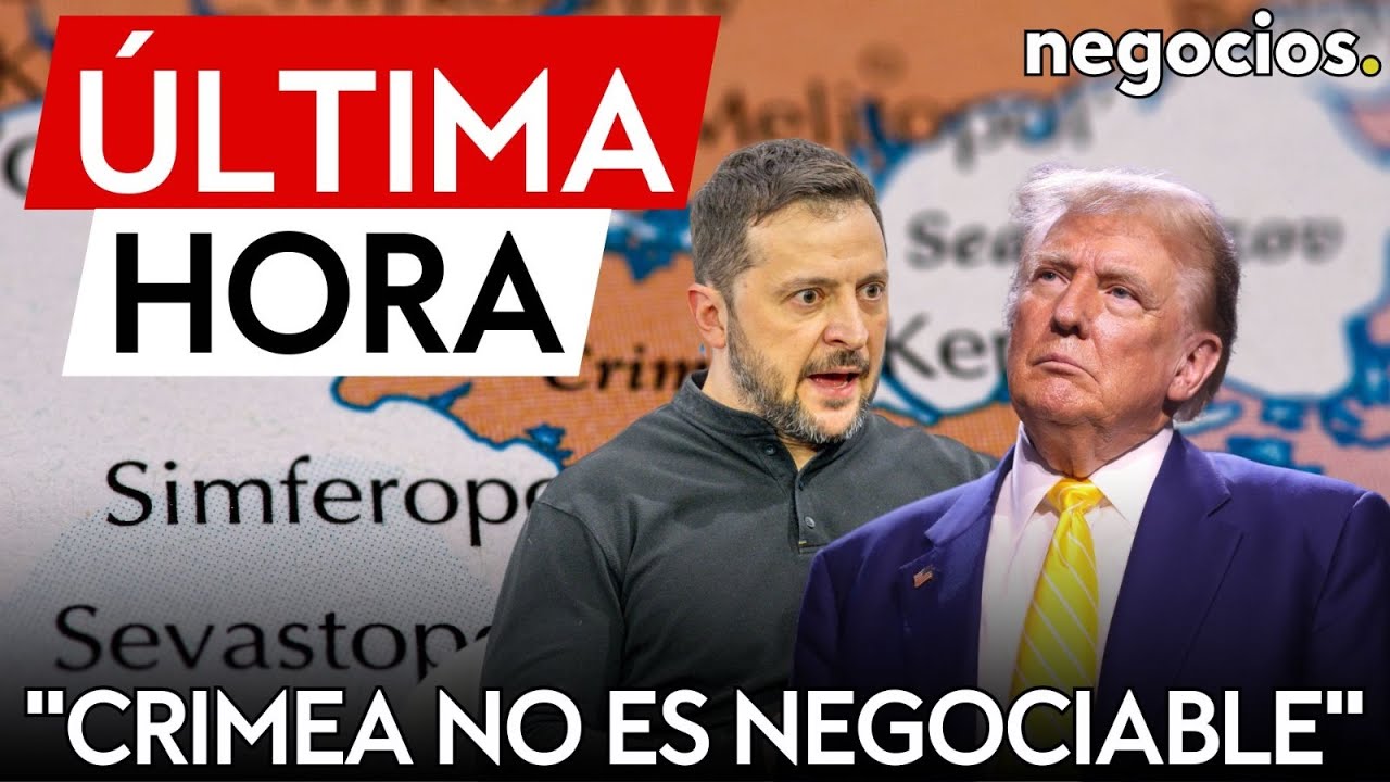 ÚLTIMA HORA | Zelensky se planta ante Trump: "Crimea es parte de Ucrania y no es negociable"