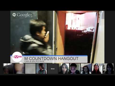 M COUNTDOWN HANGOUT CAM at BACKSTAGE
