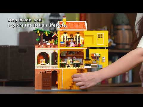 Vidéo Lumibricks Town Life 15010 : Restaurant italien traditionnel