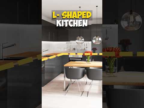 Embrace the L-Shaped Kitchen Design!