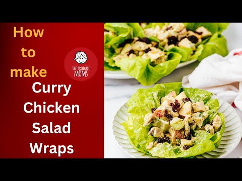 How To Make Curry Chicken Salad Wraps + Directions