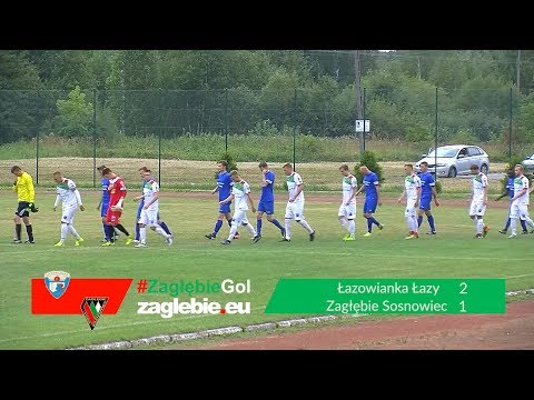 Bramki z meczu Łazowianka Łazy - Zagłębie II Sosnowiec