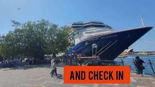 Carnival Splendor. Check in,  inside. Sydney. 08/09/2025. #sydney #walking #australia