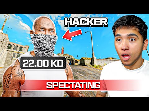 Spectating a 22.0 KD HACKER on Rebirth Island