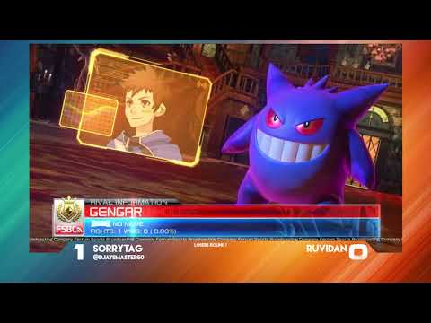 SorryTag (Croagunk) vs Ruvidan (Gengar) - Pokken at LWG - 7-17-18
