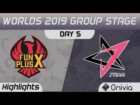FPX vs JT Highlights Worlds 2019 Main Event Group Stage FunPlus Phoenix vs J Team by Onivia