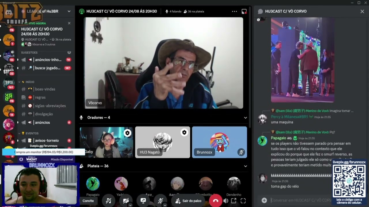HU3 CAST MONO FIZZ E VÔCORVO!