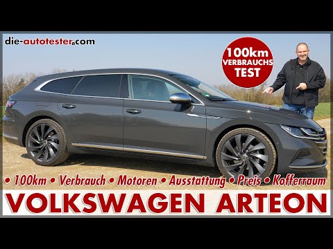 VW Arteon Shooting Brake TDI 100 km Verbrauch Test Preis Ausstattung 2021 (200 PS) Review Deutsch