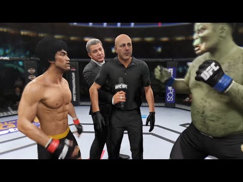 Bruce Lee vs. The Orc (EA Sports UFC 2)