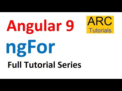Angular 9 Tutorial For Beginners 14 NgFor