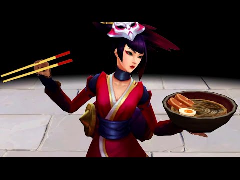 Blood Moon Akali Skin - Detailed Spotlight