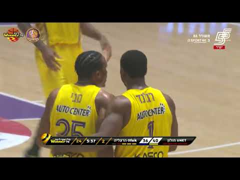 Hapoel U-NET Holon vs. Bnei Herzliya - Game Highlights