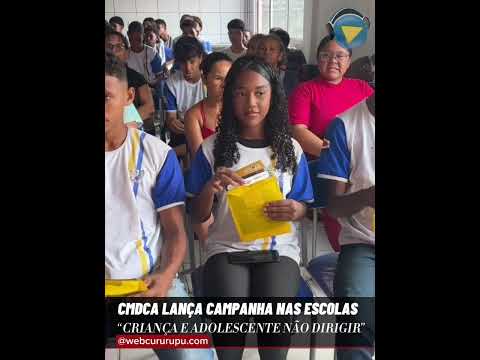 O CMDCA lançou a Campanha de Conscientização: "Criança e Adolescente Não Dirige – A Paz no Trânsito Começa por Você".