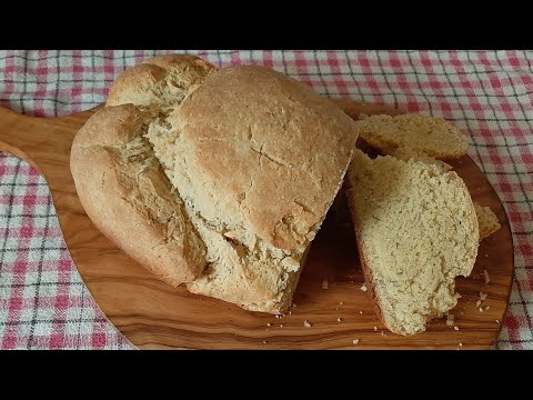 la recette facile du pain à la farine de pois chiche.