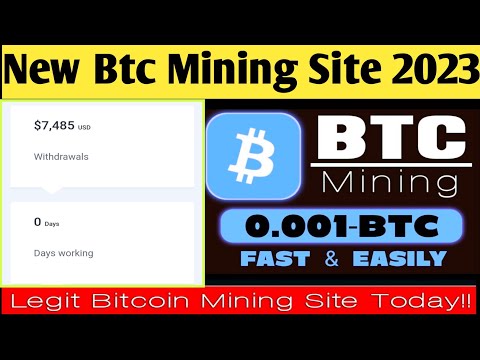 [BTC] Mining Sites 2023 | Bitcoin Mining Instant payment | No Limit Withdraw😍