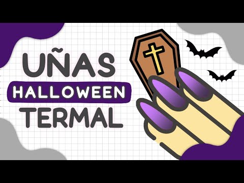 ¿MANICURA QUE CAMBIA DE COLOR? 🎃UÑAS HALLOWEEN TERMAL 👻