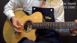 Video thumbnail for 【オットリーヤ動画】CREWS（クルーズ） ES 1500C  made in japan by アコギ専門店 オットリーヤ TV
