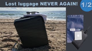 Best Luggage Tracker 2017 Review with Away X Tile Luggage Tag - Part 1 + 2