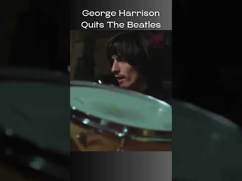 The Moment George Harrison Quit The Beatles! #60smusic #lovesong #pop #lyrics #shorts #thebeatles