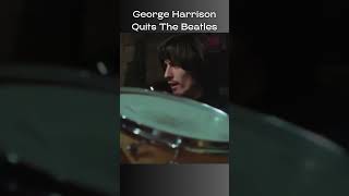 The Moment George Harrison Quit The Beatles! #60smusic #lovesong #pop #lyrics #shorts #thebeatles