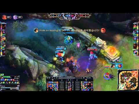 SKT T1 Faker - Cassiopeia vs Yasuo - SAMSUNG Crown - Highlights