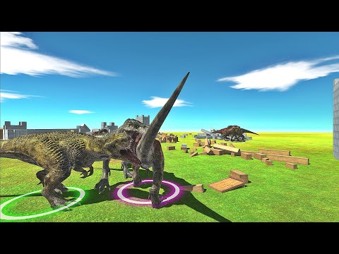 T-REX Color Tournament | Animal Revolt Battle Simulator