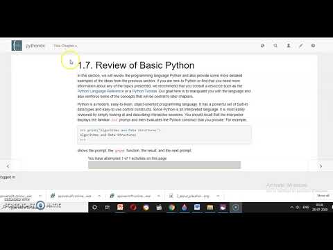 Class 7 Sub Computer Topic Review Python