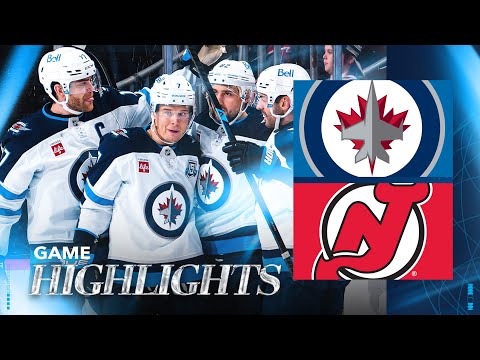 New Jersey Devils vs. Winnipeg Jets - Game Highlights
