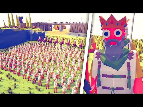 200x PERSIAN ARMY SIEGE ENEMY FORT - Totally Accurate Battle Simulator TABS