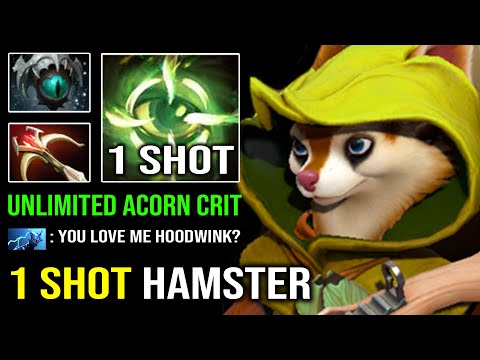 Don't Mess with this Hamster | Instant 1 Shot Unlimited Crit Skadi Hoodwink Vs Carry Razor Dota 2