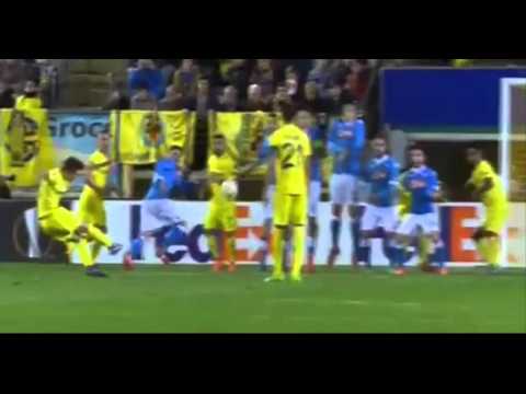 Villareal 1-0 Napoli Denis Suarez Goal 18/2/2016 HD