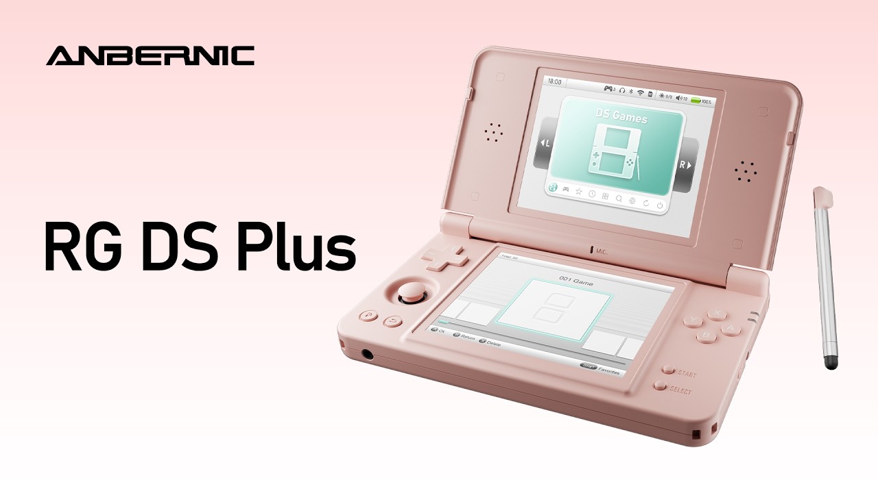 ANBERNIC RG DS Plus | Dual Screens, True Brilliance - YouTube