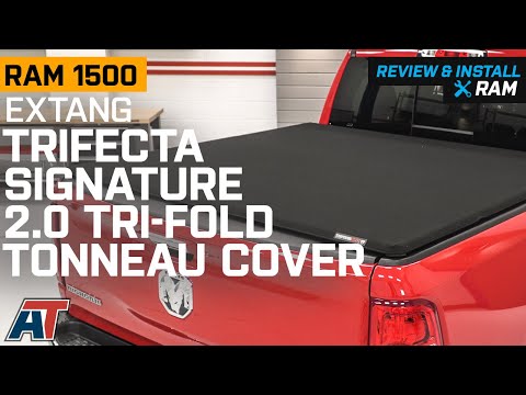 2019 RAM 1500 Extang Trifecta Signature 2.0 Tri-Fold Tonneau Cover Review & Install