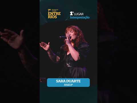 1º lugar Interpretação: Sara Duarte | 7º Festival Entre Rios