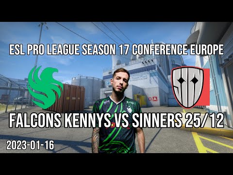 CSGO POV: Falcons kennyS vs SINNERS (25/12) @ nuke (2023-01-16)