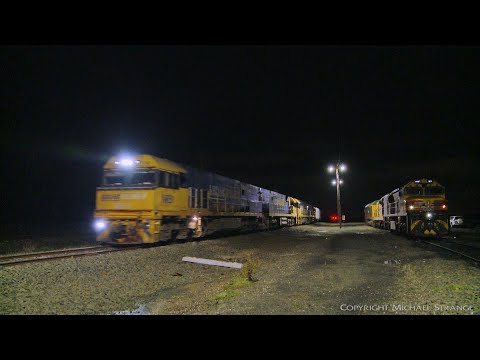 1MP2 With Quad NR's And 90 Steel & Container Wagons  - PoathTV Australian Trains & Railways