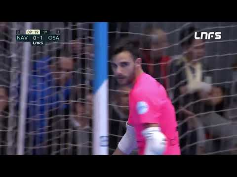 Paradas Asier Llamas Aspil Jumpers Ribera Navarra - Osasuna Magna. J14, 1Div. LNFS