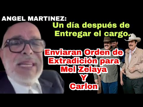Martinez: There is already an extradition order ready for Mel and Carlón.