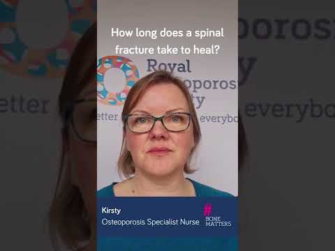 How long does a spinal fracture take to heal? │#BoneMatters #osteoporosis #bonehealth #backpain