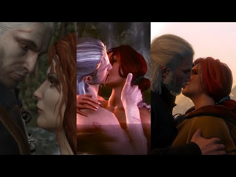 The Witcher 1,2,3 - Geralt And Triss Full Love Story