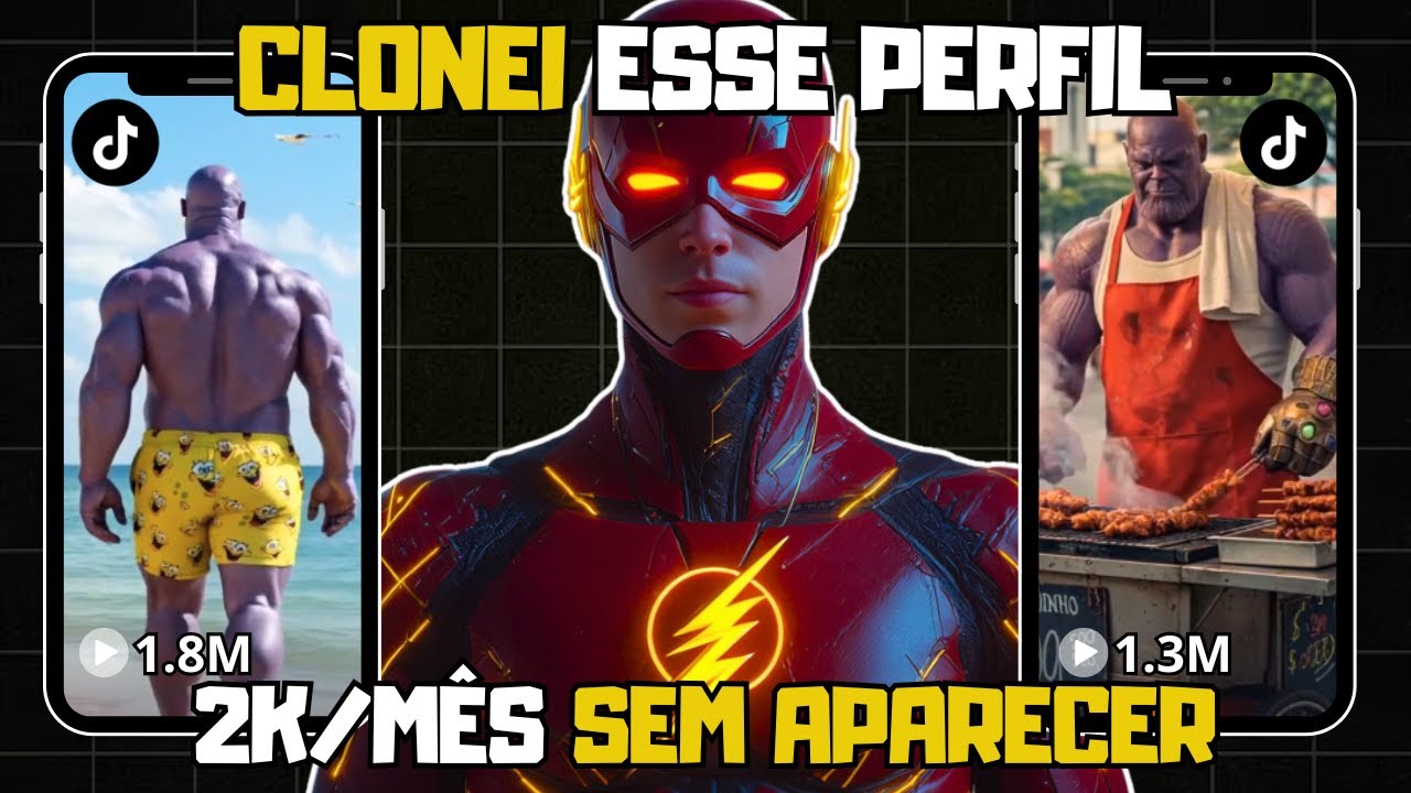 Como Clonei Um Perfil Dark De Sucesso Usando IA Grátis e Criei Um Tiktok Viral
