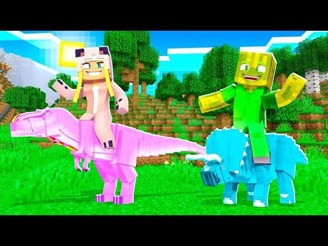 Isy & Flo zähmen Baby Dinos! ✿ Minecraft [Deutsch/HD]