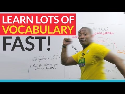 Learn 10 times more vocabulary by using Word Webs!