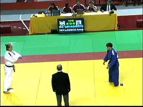 Judo Lausch vs. Oryashkova Olympische Jugendfestspiele Paris
