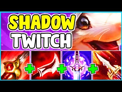 *NEW SKIN* SHADOWFOOT TWITCH SPOTLIGHT FULL LETHALITY ONESHOT BUILD JUNGLE League Of Legends S10