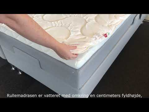 Temperaturregulerende Klima Rullemadras fra Dan Bedding