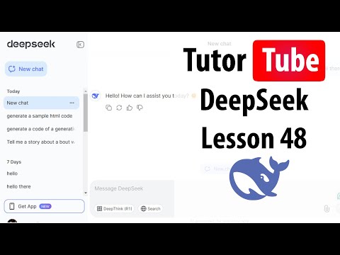 DeepSeek Lesson 1 Accessing Deepseek