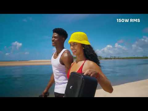 Video thumbnail of Caixa Amplificada Amvox ACA 150 Pop USB/SD/Bluetooth com LED 150W